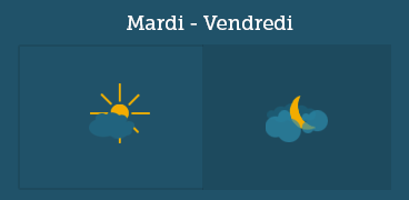 Mardi - Vendredi de 08:30 à 12:00 / 14:00 à 18:30